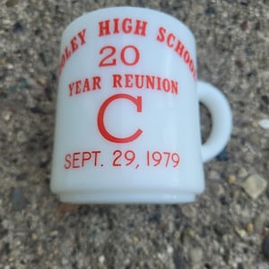 Cooley High School Milk Glass Mug