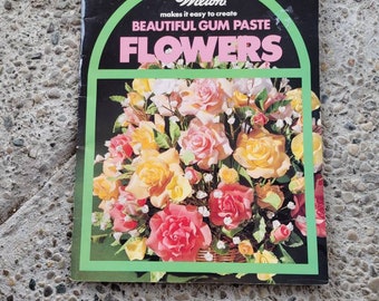 Vintage Buch Wilton macht es einfach, schöne Gum Paste Blumen zu erstellen Ein Wilton How-To Book
