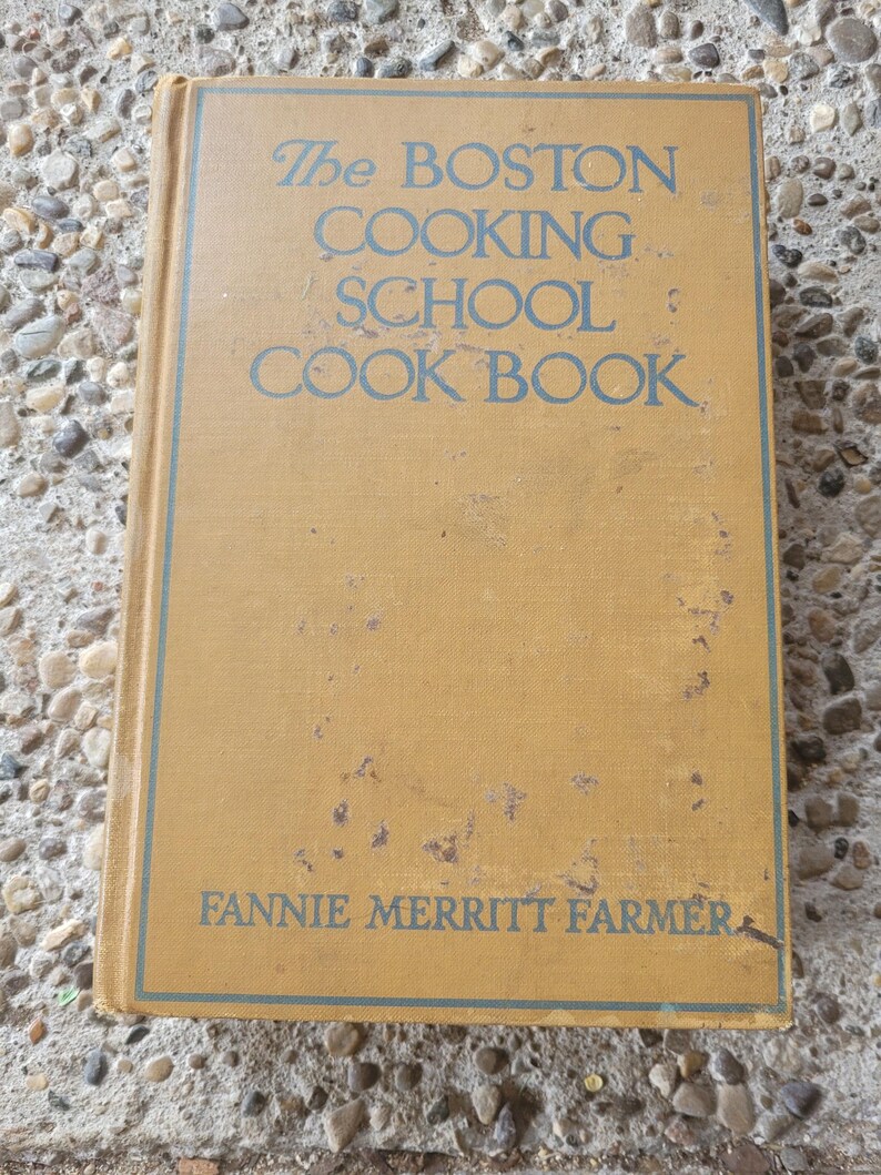 Boston Cooking School Cook Book by Fanny Merritt Farmer - Etsy