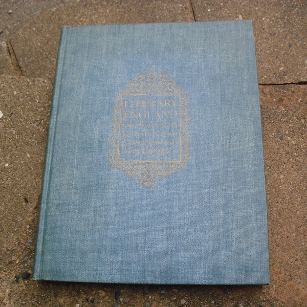 Vintage Book Literary England Photographs by David E. Scherman and Text by Richard Wilcox