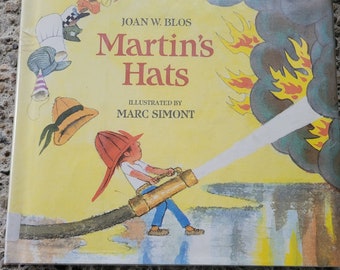 Vintage Children's Book Martin's Hats by Joan W. Blos Illustrated by  Marc Simont