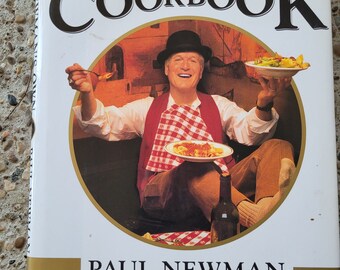 Vintage Book Newman's Own Cookbook by Paul Newman and A.E.Hotchner