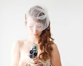 Hochzeitsschleier, Polka-Punkt-Brautschleier, Elfenbein gepunktet Kurzschleier kurze gepunktete Hochzeitsschleier - 10" Polka Dot Schleier