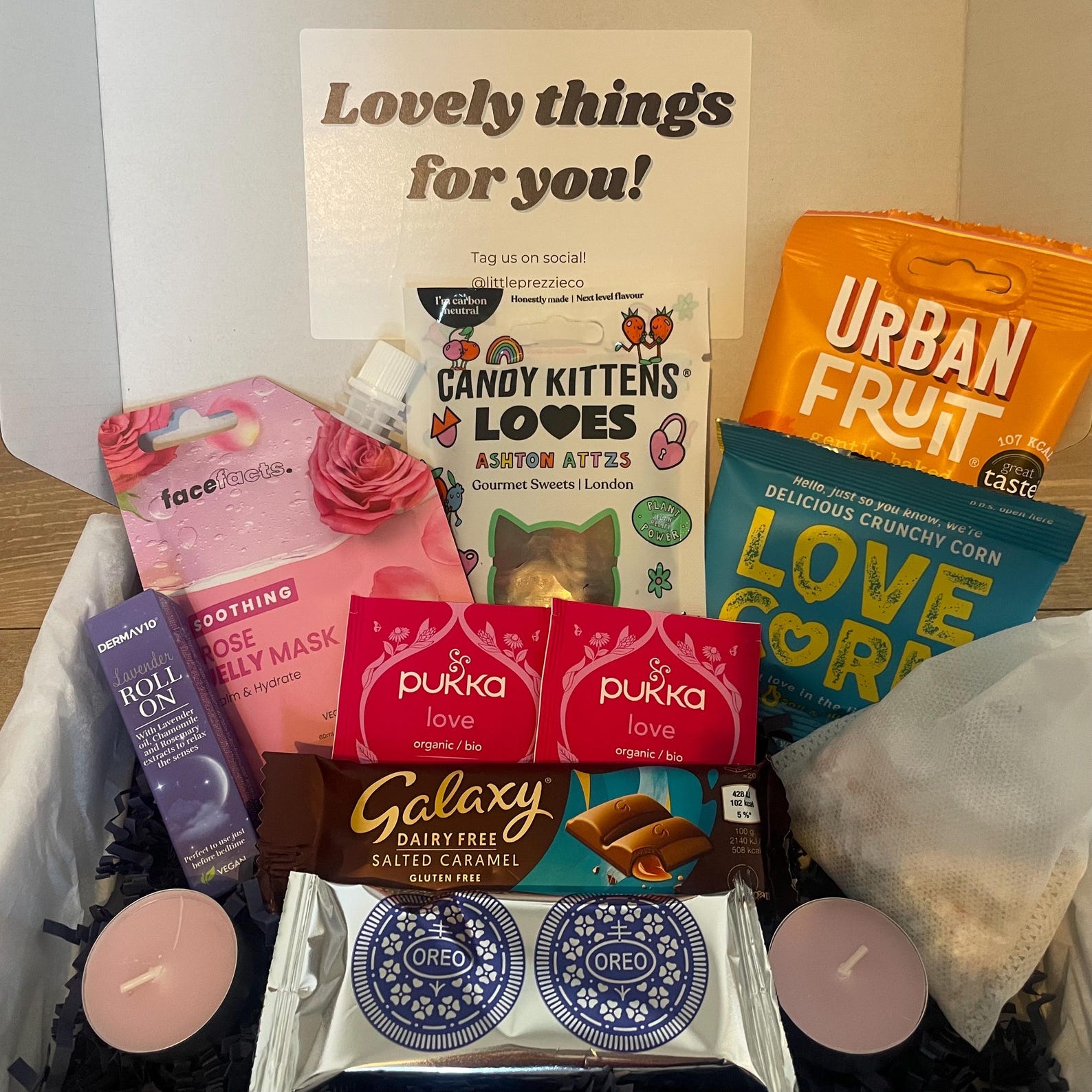 Vegan Hug in A Box, Womens Vegan Gift Box