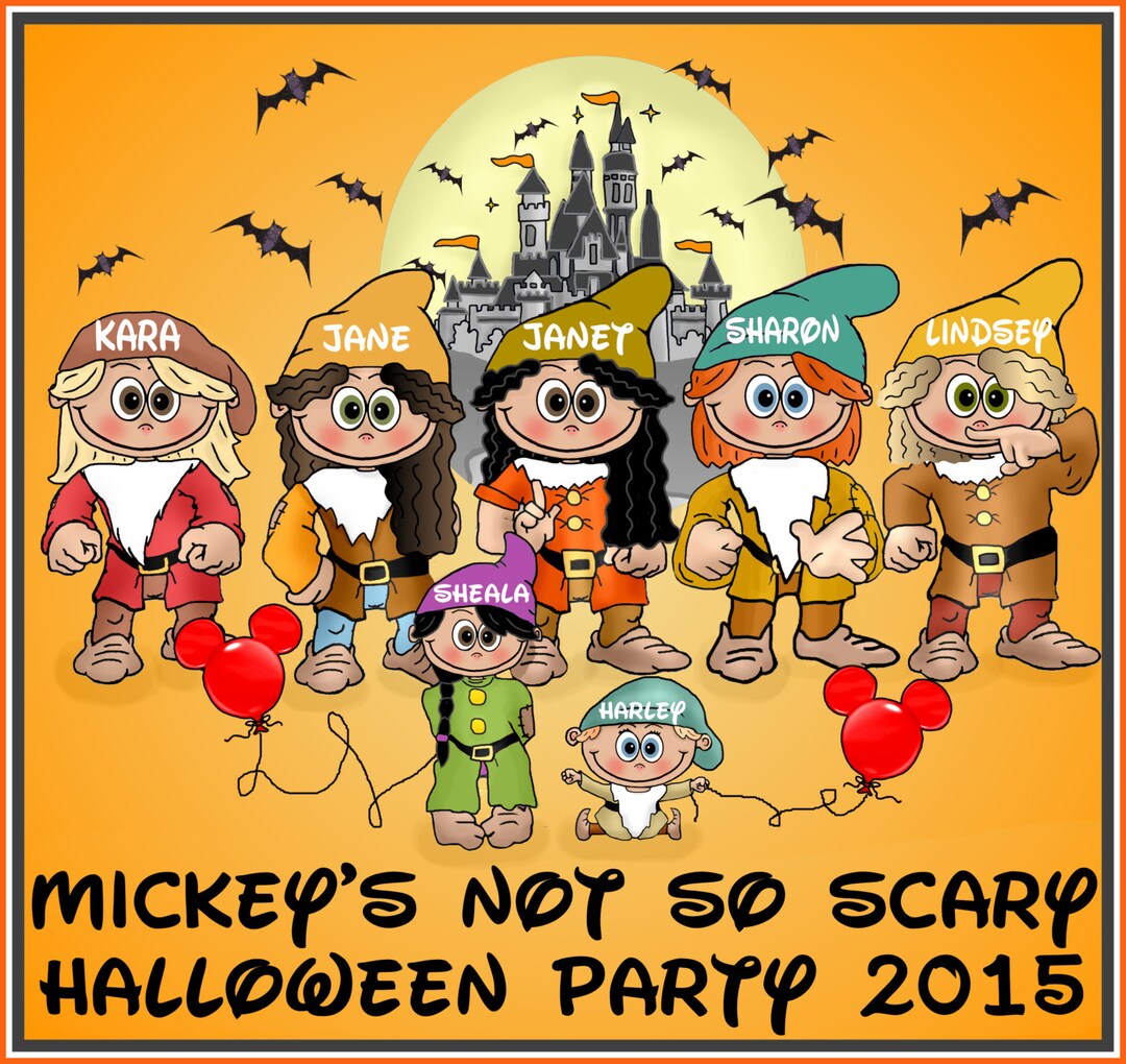 DISNEY Halloween Party Shirts Matching Disney Halloween Etsy