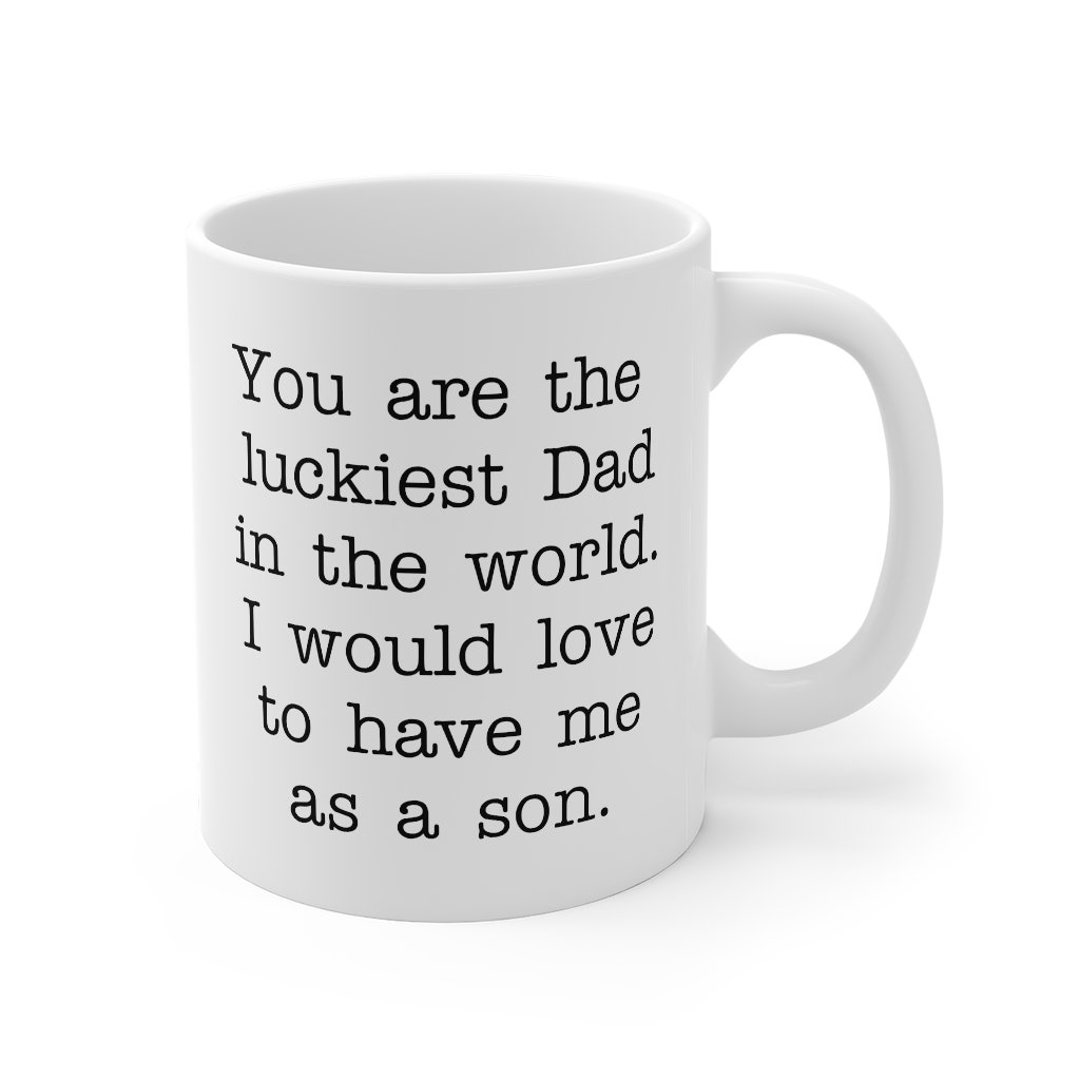 Funny Father's Day Mug Gift From Son Funny Mug for Dad Etsy