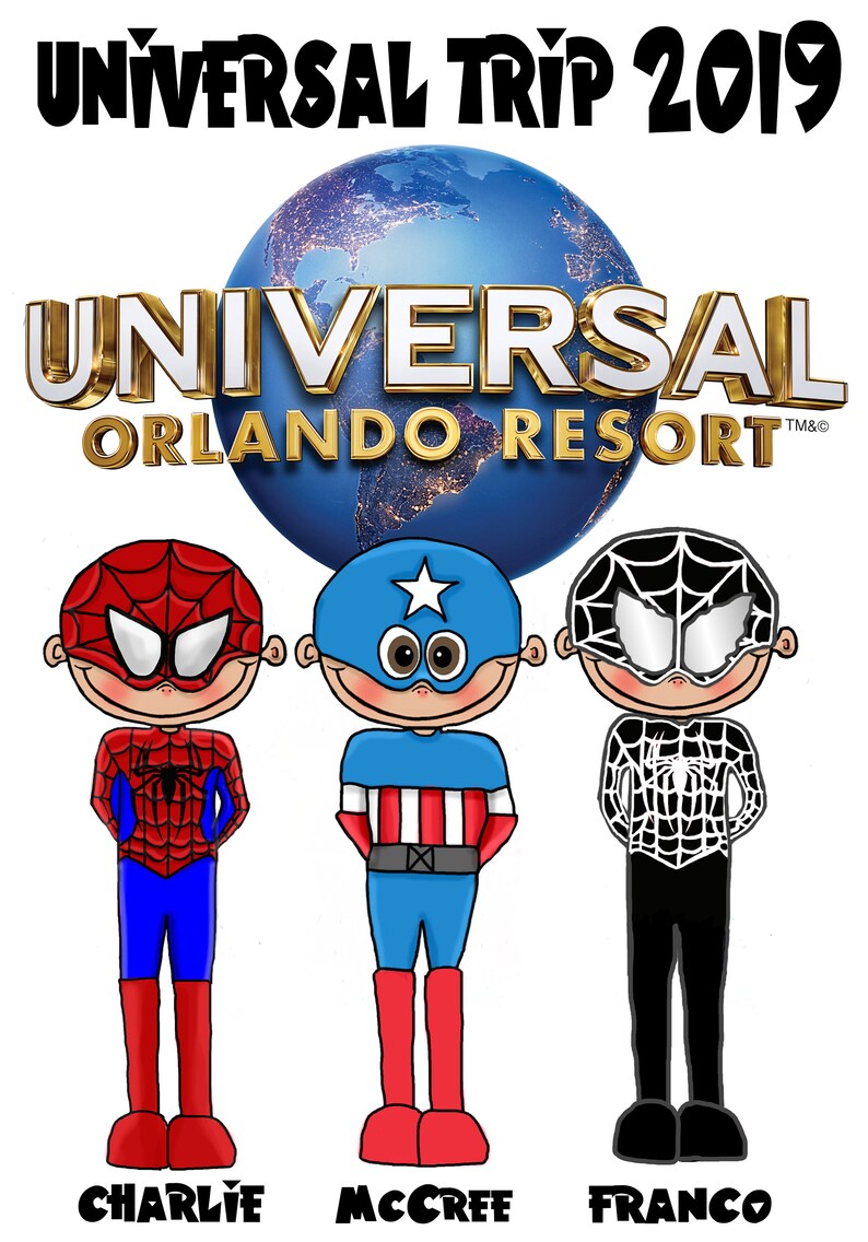 Universal Orlando Shirts Matching Universal Orlando Shirt Etsy