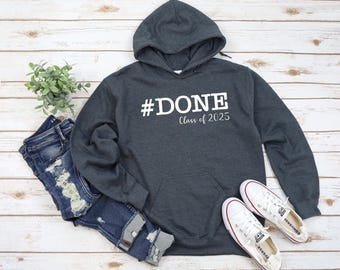 Graduation Hoodie, Class of 2026 Hoodie, Graduation Gift for Him or Her, Senior Class Hooded Sweatshirt, High School or College Grad hoodie