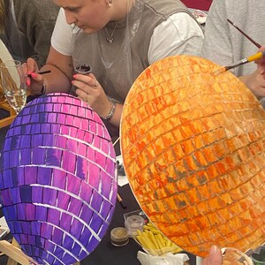 Sip and Paint Disco Balls