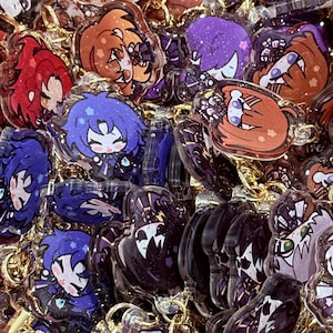 Library of Ruina Patron Librarian Keychains