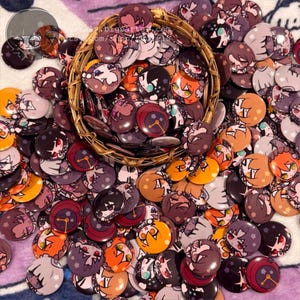 Limbus Company Button Pins
