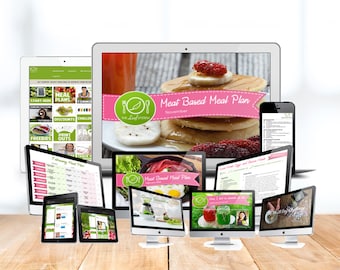 The Leaf System: 1 Year Of Meal Plans And Shopping Lists. (24 In Total) Healthy Recipes, Weight Loss System, Vegan & Omnivore Options