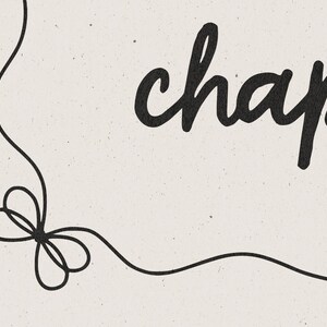 Bookish Wall Art: One More Chapter Neutral Book Poster (Digital Download) image 9