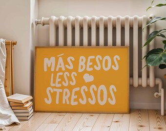Dopamine Decor Quote Print: Yellow Maximalist Wall Art (Digital Download)