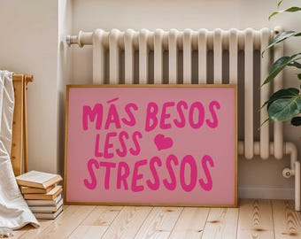 Pink Maximalist Quote Print: Fun Dopamine Decor Wall Art (Digital Download)