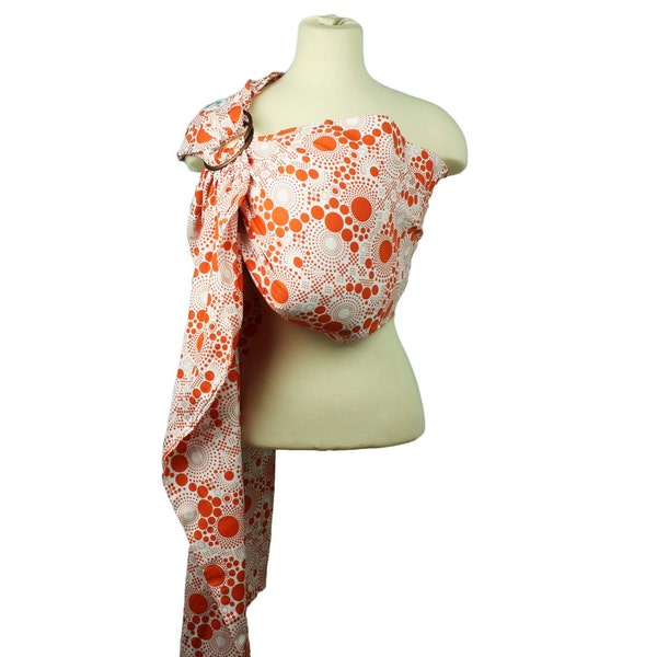 Ring-Sling Baby Carrier Baby Sling - Orange Fizz-FAST SHIPPING - Lehr DVD enthalten
