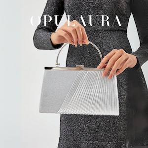 Silber Abendtasche, Abend Clutch, Party Tasche, Silber Tasche Hochzeit, Kupplungen und Abendtaschen, Abendtaschen für Frauen, Crossbody Taschen