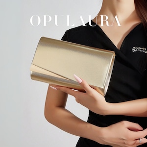 Gold Clutch Bag, Gold Clutch Purse, Gold Evening Bag, Clutch For Wedding,  Evening Bags For Women, Wedding Guest Clutches, Gift For Her