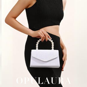 Weiße Perle Griff Clutch Taschen, Luxus Abendtaschen, Frauen Abendtasche, Frauen Clutch Tasche, kleine Clutch Geldbörse, Umhängetasche, Valentinstag