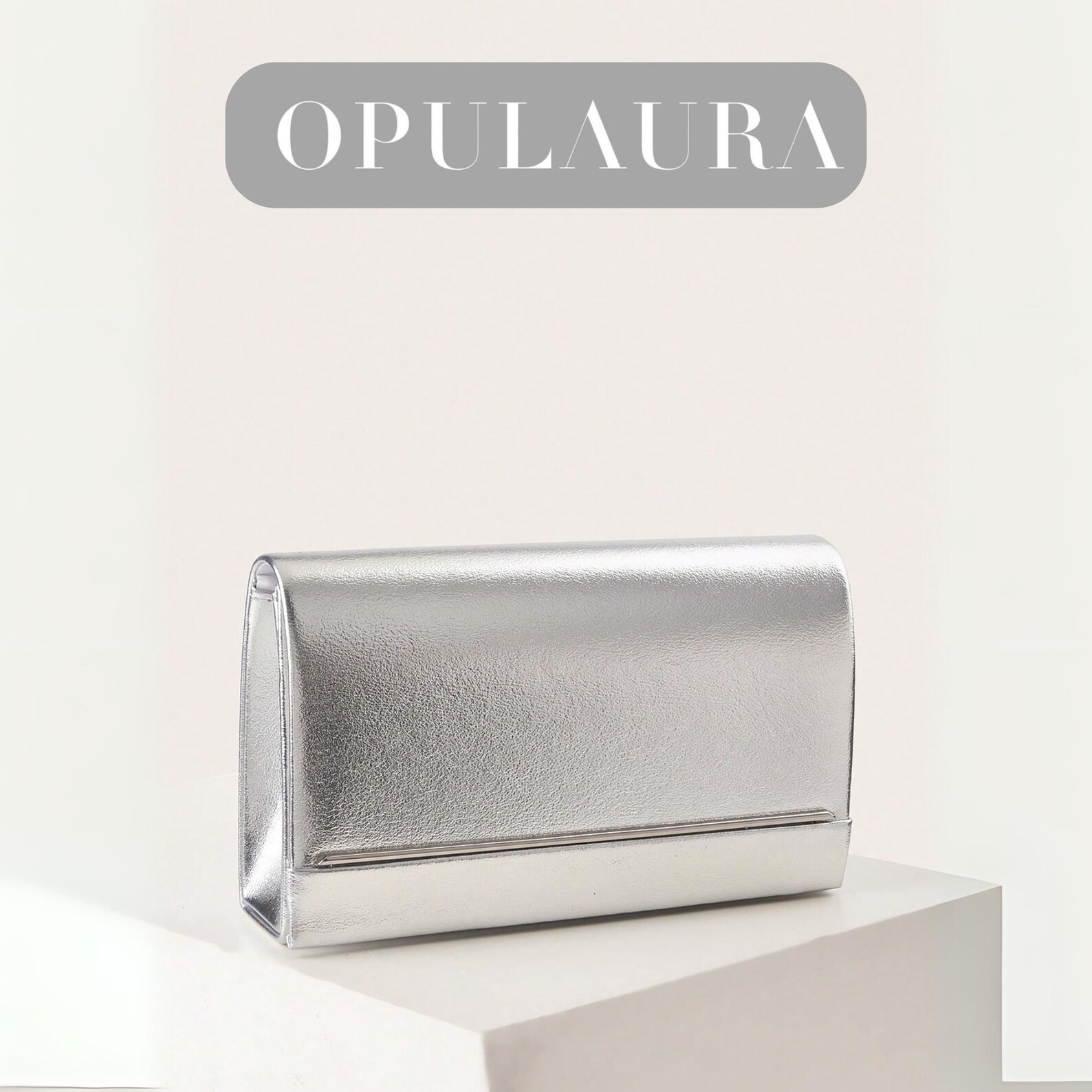 Silver/Gold Clutch Bag EB027 main image 1