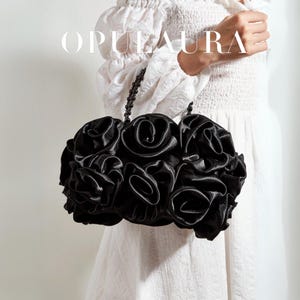 Bolso negro para mujer, bolso de gran capacidad, bolso de noche negro, bolsos de hombro, bolso de mano para mujer, bolso de moda, bolso de lujo, bolso de cóctel, regalo para ella