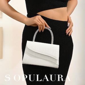 Clutch Evening Bags, White Clutch Bags, Clutches And Evening Bags, Shoulder Bags, Crossbody Bags, Cocktail Purse, Fashion Bags, Gift For Her