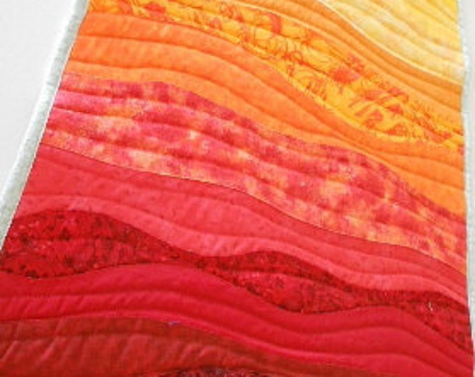 Over the Rainbow Quilt Table Runner. Bed Runner Wall Hanging Etsy