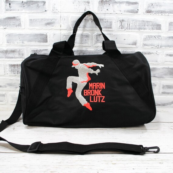 Personalized Hip Hop Break Dance Bag Girl or Boy Small Black Duffle Bag Shown Etsy