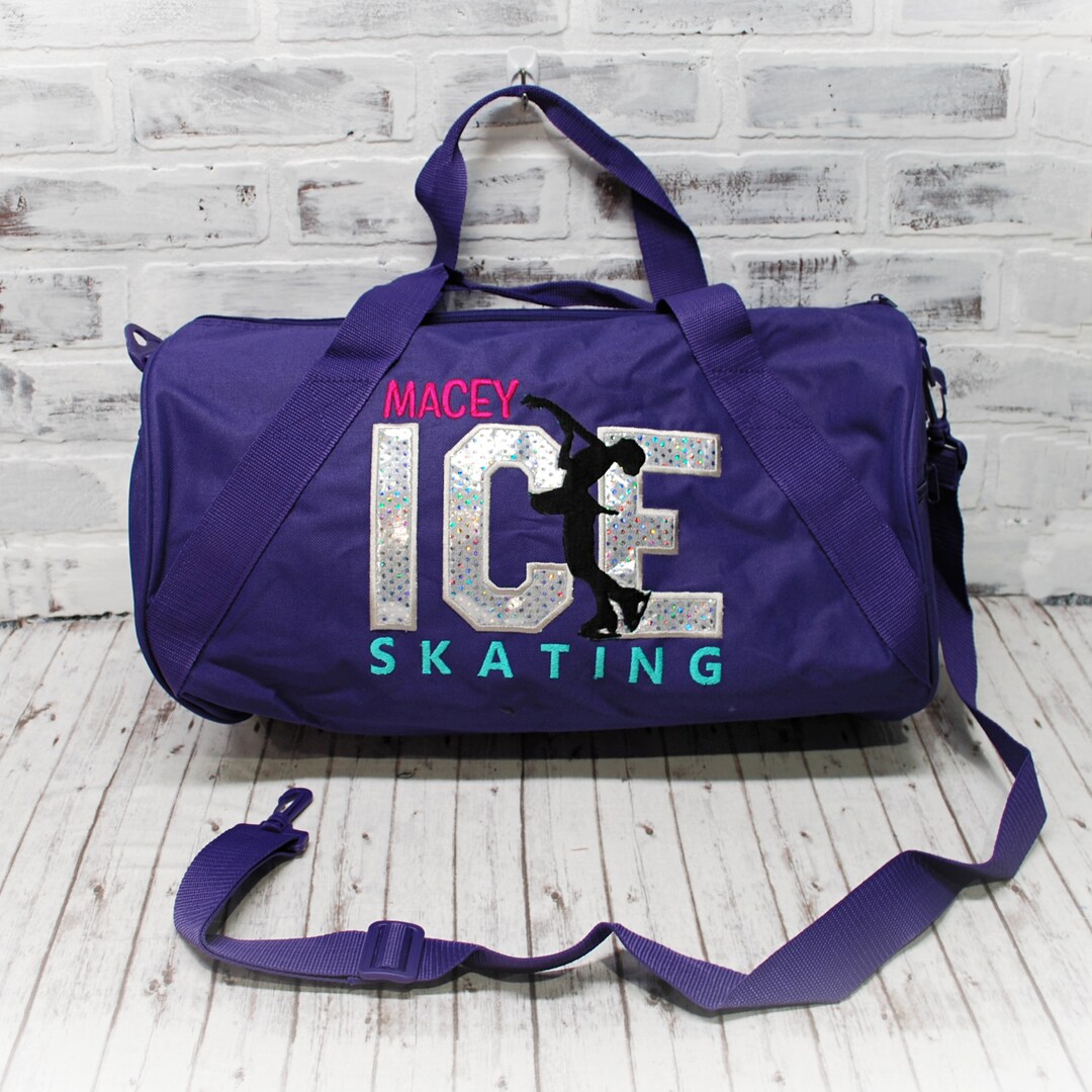 Ice Skating Bag Kids Weekend Duffle Skating Gift Travel Bag Luggage