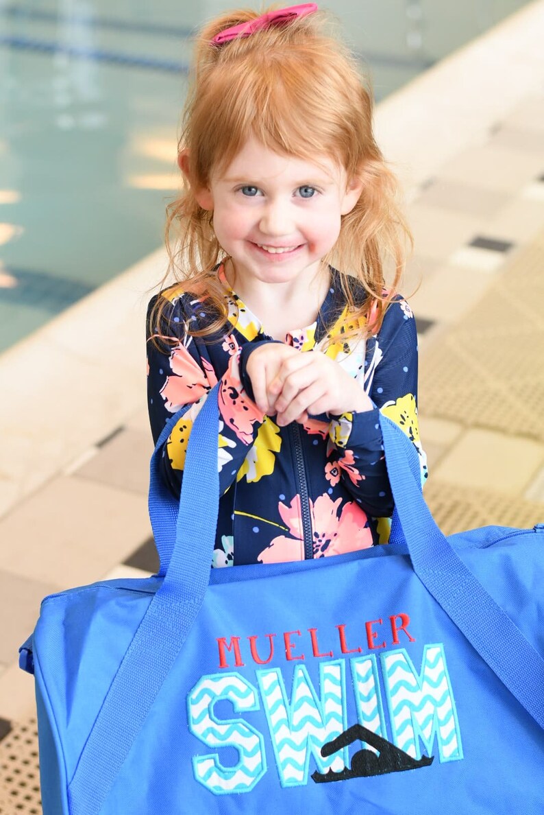 Personalized Swim Duffle Bag//travel Swim Team Etsy