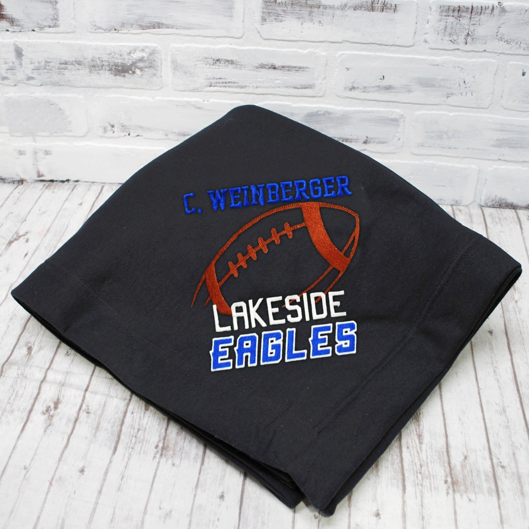 Custom Personalized Football Stadium Blanket 3 Lines of Etsy