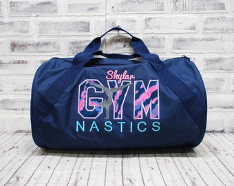 FunnyShirts.org Leah Gymnastics & Dance Gym Duffel Bag FunnyShirts.org Leah Gymnastics & Dance Gym Duffel Bag