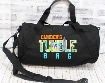 Personalized Boys Tumble Duffel Bag - Small Duffle Bag Shown