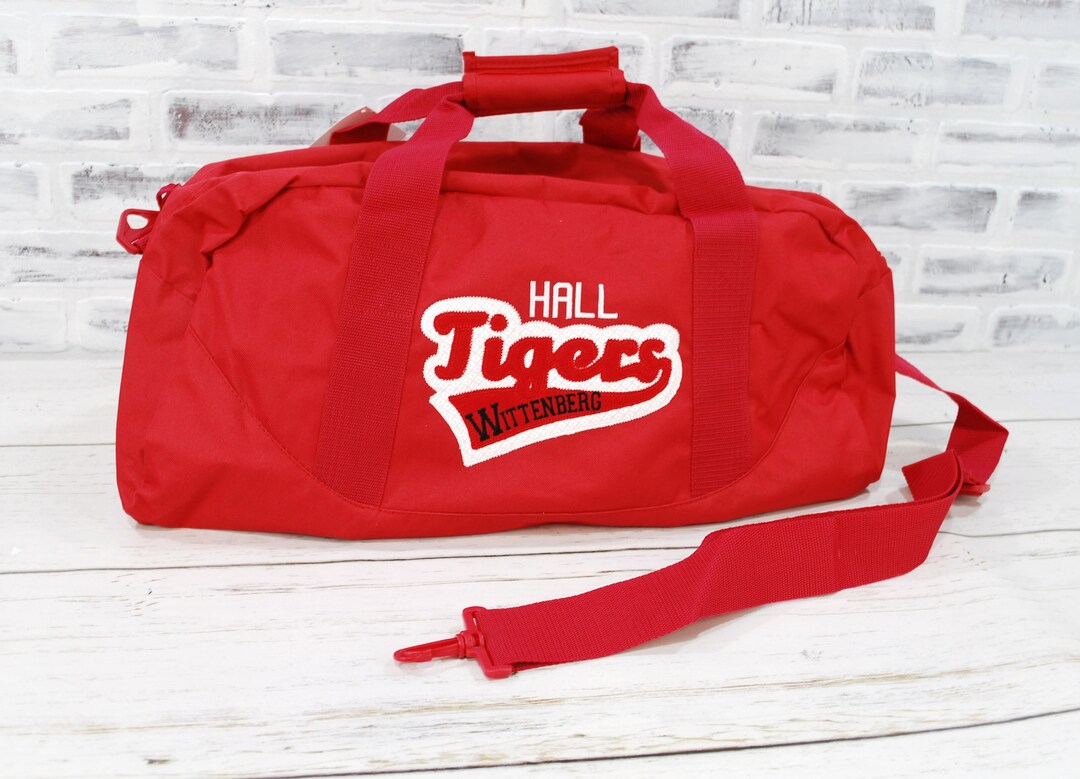 School Mascot Duffle Bag//team Colors//high Etsy