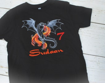 Dragon Shirt, Boys Dragon Shirt, Dragon Birthday, Personalized Dragon Shirt, Teen Dragon, Dragon Gift, Dragon Gear, DragonsGear