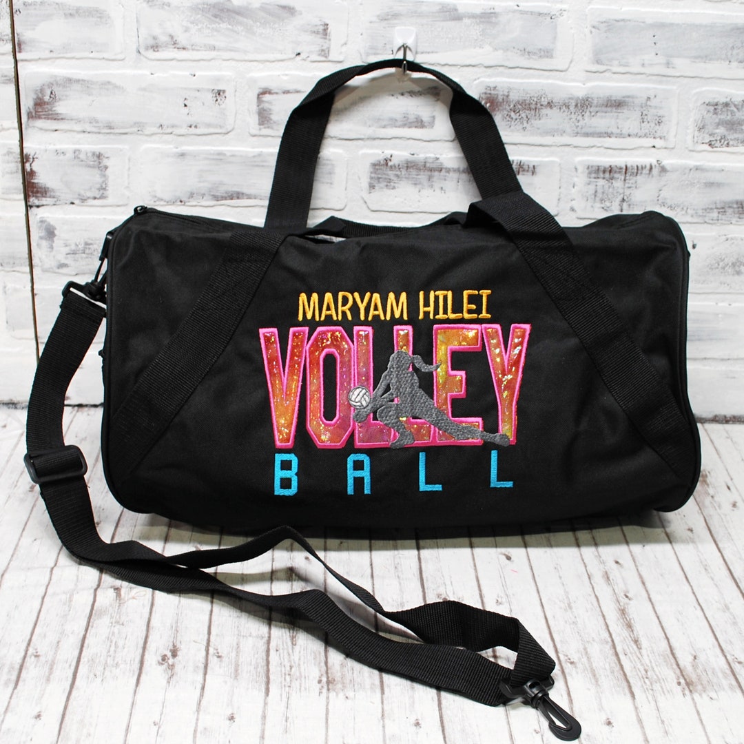 Personalized Volleyball Bag for Practice, Girls Travel Volleyball Gift