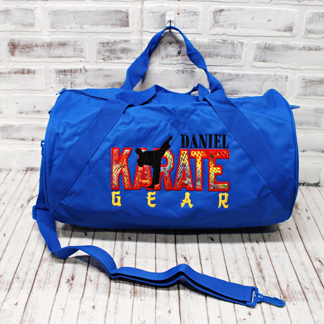 Personalized BOY or Girl Karate Gear Bag Karate Gift Tote Duffle Small