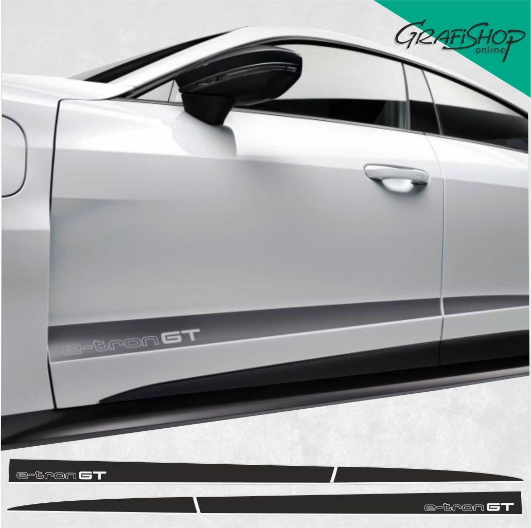 Side Stripes for Audi E-Tron GT Stickers exact correct size and spec as Genuine parts Hexis Suptac 7 - 10 year VinylDecorative Foils