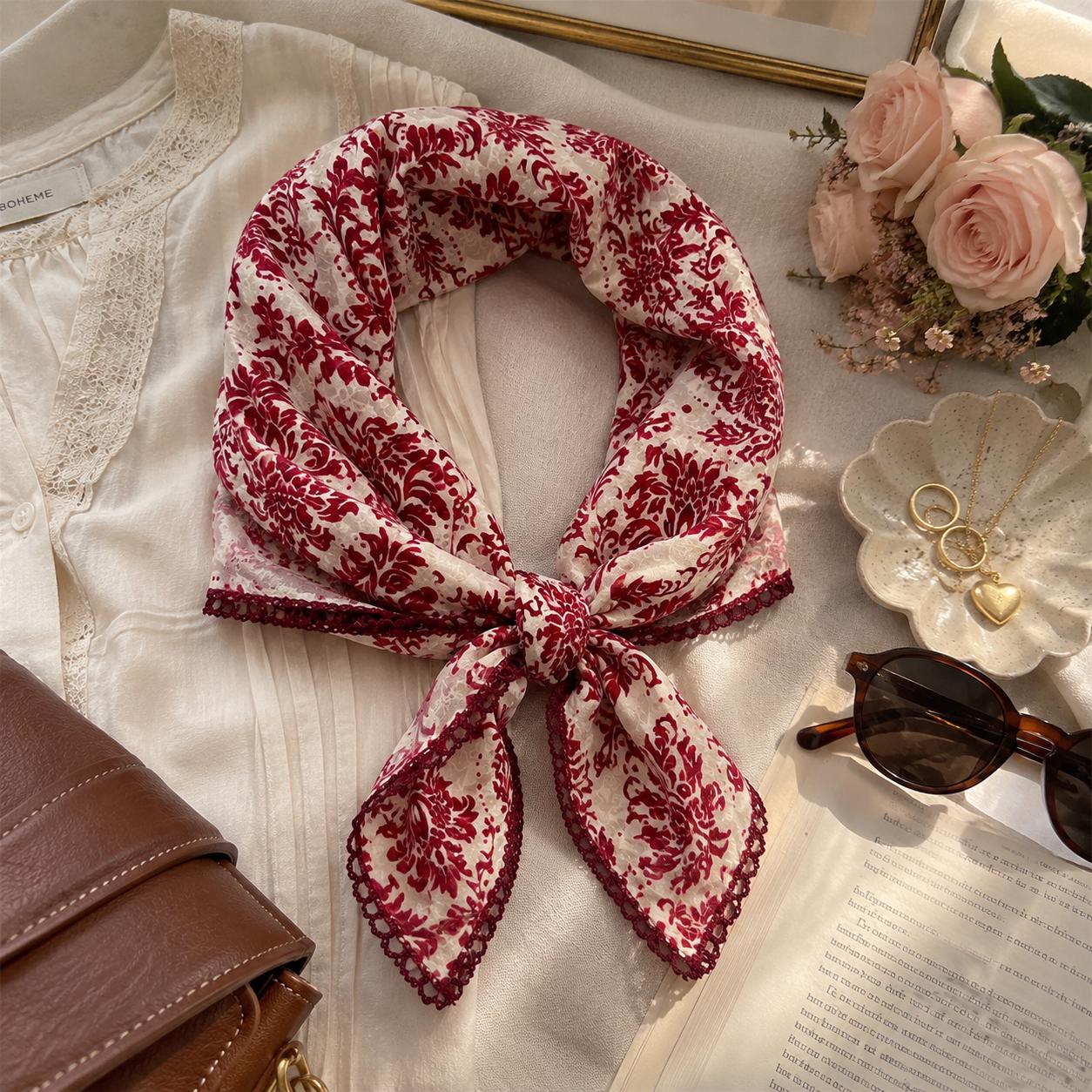 Vintage French Scarf - Etsy