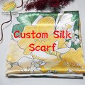 Design Your Own Silk Scarf \u2013 Custom Personalized Silk Scarf with Your Artwork, Luxury Gift for Parties, Weddings, Valentine's Day Gift product logo