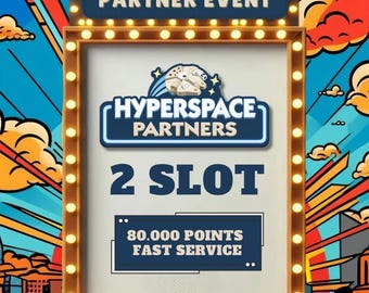 2 Slot Hyperspace Partners Event Full Carry 80k Points
