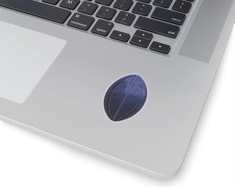 Rugby Ball Stickers, Laptop iPad iPhone Water Bottle Skateboard, Gift for Players Team Sports, School College, Kit Gear USA Fathers Day