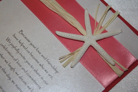 Starfish Beach Wedding Invitations 7