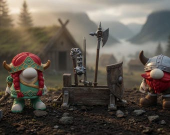 3D Printed Viking Gnome