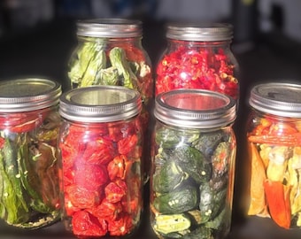 Freeze-Dried Fruit, Vegetables, Peppers and Candy For  People and Pets