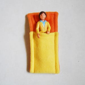 Dollhouse Sleeping Bag and Pillow Set  Double fleece