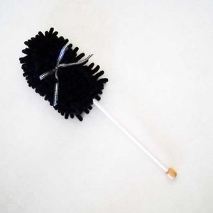 Hand Duster Black  House Cleaning Helper Dust Buster
