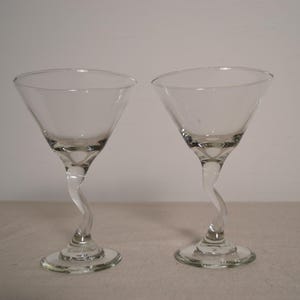 Vintage Liberty Martini Glasses - Pair
