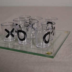 Mini Tik Tak Toe drinking game