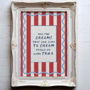 Wizard Of Oz Circus Stripes Nursery Print (Digital Download)